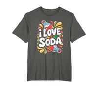 I Love Soda Bottle Pop Color Splash T-Shirt