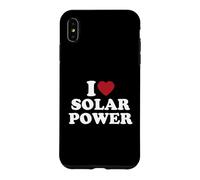 I Love Solar Power Renewable Energy Environment Eco-Friendly Case for iPhone XS Max