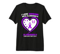 I Love Someone with Alzheimer’s Awareness Premium T-Shirt