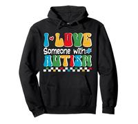 I Love Someone with Autism Awareness Men Women Kids Pullover Hoodie