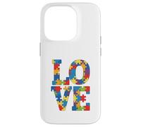 I Love Someone With Autism awareness Mom Case for iPhone 14 Pro