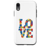 I Love Someone With Autism awareness Mom Case for iPhone XR
