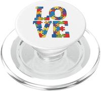 I Love Someone With Autism awareness Mom PopSockets PopGrip for MagSafe