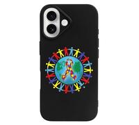 I Love Someone with Autism Compatible with iPhone 16 Case Light Slim Fashion Drop Protective Cover