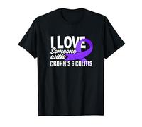 I Love Someone With Crohn's & Colitis Awareness T-Shirt