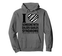 I Love Someone with EDS - Heartfelt Awareness Design Pullover Hoodie