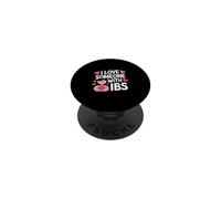 I Love Someone With IBS Awareness Support Gut Health Ally PopSockets Adhesive PopGrip