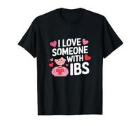 I Love Someone with IBS Awareness Support Gut Health Ally Value Graphic T-Shirt
