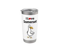 I Love Somerset Stainless Steel Insulated Tumbler