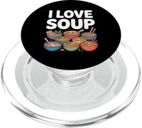 I Love Soup Ramen Broth Noodles Fan Art PopSockets PopGrip for MagSafe