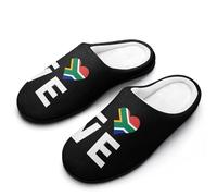 I Love South Africa Funny Men's Cotton Slippers Shoes Novelty Soft Non-Slip Sole Home Shoe