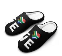 I Love South Africa Funny Women's Cotton Slippers Shoes Novelty Soft Non-Slip Sole Home Shoe