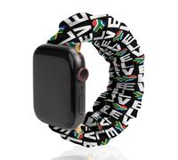 I Love South Africa Novelty Stretch Watch Strap Compatible For IWatch Funny Smart Watches Bands