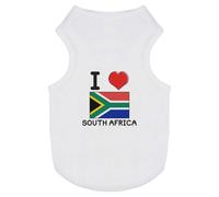 'I Love South Africa' Pet Dog/Cat T-Shirt (PT00093288)