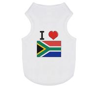'I Love South Africa' Pet Dog/Cat T-Shirt (PT00093293)