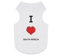 'I Love South Africa' Pet Dog/Cat T-Shirt (PT00093316)