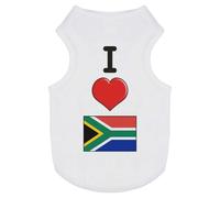 'I Love South Africa' Pet Dog/Cat T-Shirt (PT00093326)