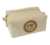'I Love South Africa with Heart' Canvas Wash Bag/Makeup Case (CS00042845)