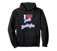I Love South Burlington Vermont Pullover Hoodie