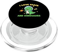 I love Space And Dinosaurs Kids Cute Cartoon Dino PopSockets PopGrip for MagSafe