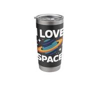 I Love Space Cosmic Planetary Exploration Stainless Steel Insulated Tumbler