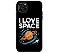 I Love Space Saturn Rockets Cosmic Orbit Case for iPhone 11 Pro Max