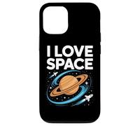 I Love Space Saturn Rockets Cosmic Orbit Case for iPhone 12/12 Pro