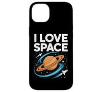 I Love Space Saturn Rockets Cosmic Orbit Case for iPhone 14 Plus