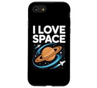 I Love Space Saturn Rockets Cosmic Orbit Case for iPhone SE (2020) / 7 / 8