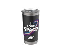 I Love Space Universe Exploration Stainless Steel Insulated Tumbler