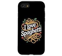 I Love Spaghetti Tomato Basil Pasta Case for iPhone SE (2020) / 7 / 8