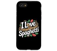 I Love Spaghetti Tomato Basil Pasta Fun Case for iPhone SE (2020) / 7 / 8