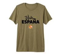 I Love Spain, Spain Coat of Arms Spanish Pride Flag Crest Premium T-Shirt