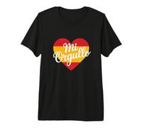 I Love Spain Spanish Heart Spain Lover Spain is My Pride Premium T-Shirt