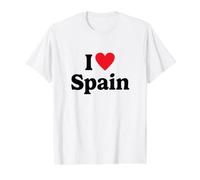 I Love Spain Value Graphic T-Shirt, Men, White, XL