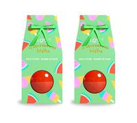 I LOVE Special Moments Watermelon Highs Bath Fizzer Duo Fruity Scented Bath Bombs for Uplifting Soaks - Vegan-Friendly, Skin-Loving & Fun Bath Treats for All Ages 2X 140g