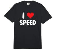 I Love Speed - Fast Race Racing Racer Run Drive Driving Comfort Colors Adult Heavyweight T-Shirt