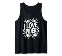 I Love Spiders Bold Arachnid Design Tank Top