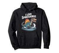 I Love Spinosaurus Dinosaur Lover Pullover Hoodie
