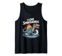 I Love Spinosaurus Dinosaur Lover Tank Top