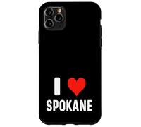 I Love Spokane Washington - Heart - Travel Vacation Souvenir Case for iPhone 11 Pro Max