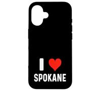 I Love Spokane Washington - Heart - Travel Vacation Souvenir Case for iPhone 16