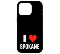 I Love Spokane Washington - Heart - Travel Vacation Souvenir Case for iPhone 16 Pro