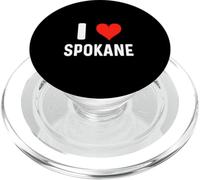 I Love Spokane Washington - Heart - Travel Vacation Souvenir PopSockets PopGrip for MagSafe