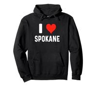 I Love Spokane Washington - Heart - Travel Vacation Souvenir Pullover Hoodie