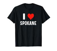 I Love Spokane Washington - Heart - Travel Vacation Souvenir T-Shirt