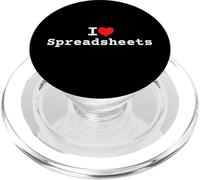 I Love Spreadsheets PopSockets PopGrip for MagSafe