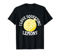 I Love Squeezing Lemons Funny Dirty Adult Couples Matching T-Shirt