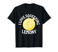 I Love Squeezing Lemons Funny Dirty Adult Couples Matching Value Graphic T-Shirt