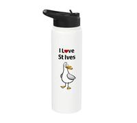 I Love St Ives Stainless Steel Insulated Water Bottle